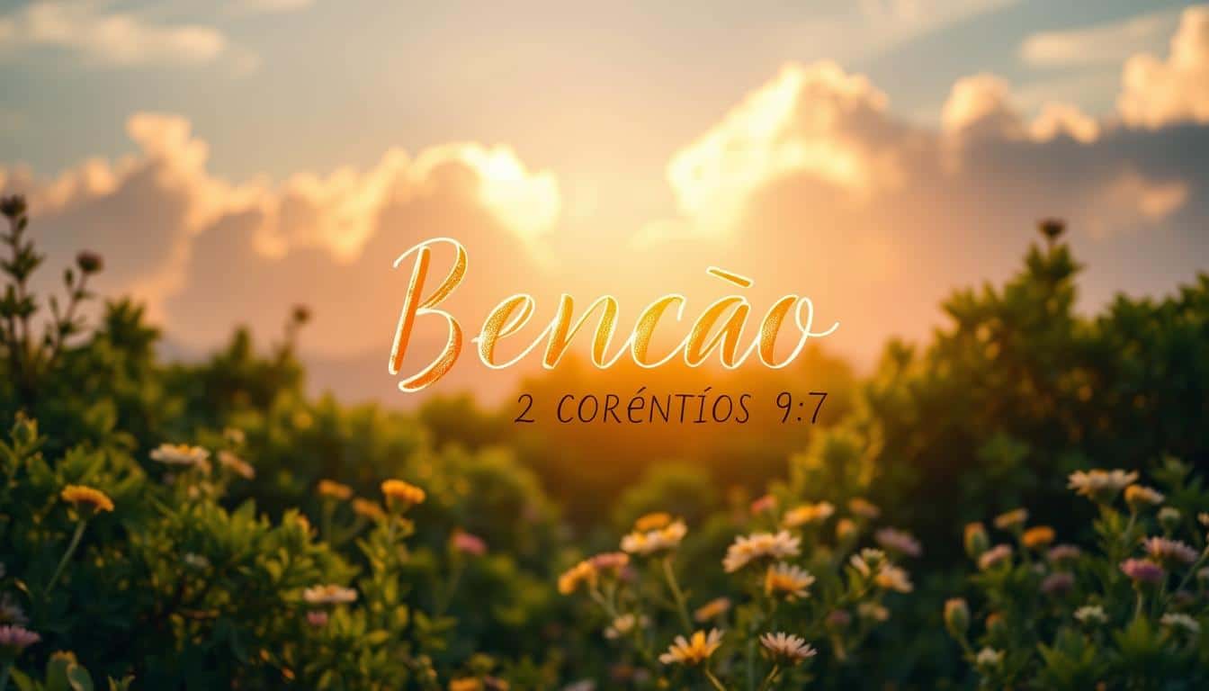 Benção 2 Coríntios 9:7
