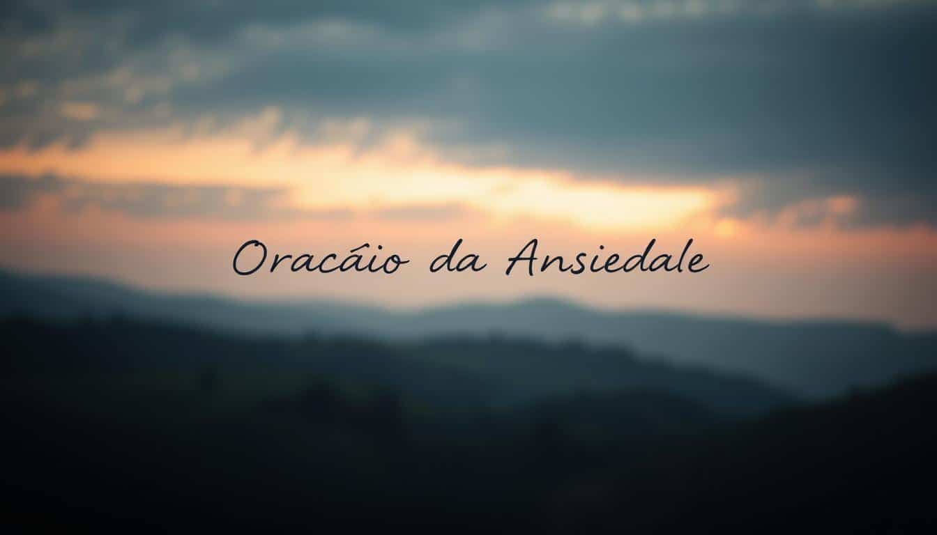 Oração da Ansiedade