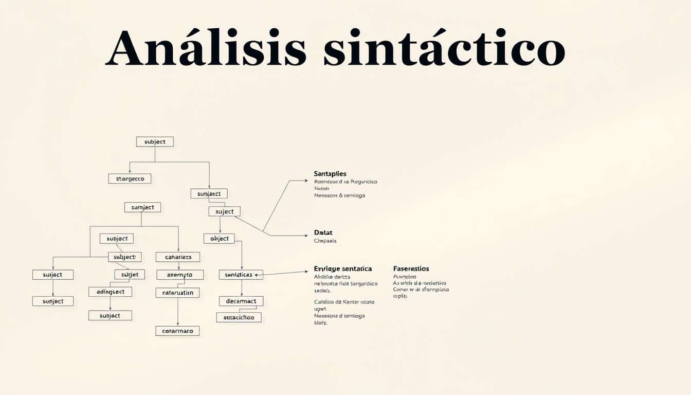 análisis sintáctico