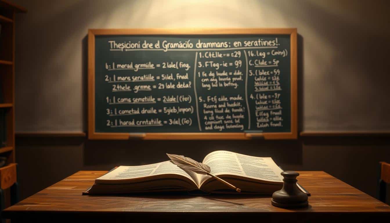 aplicación de la gramática en oraciones