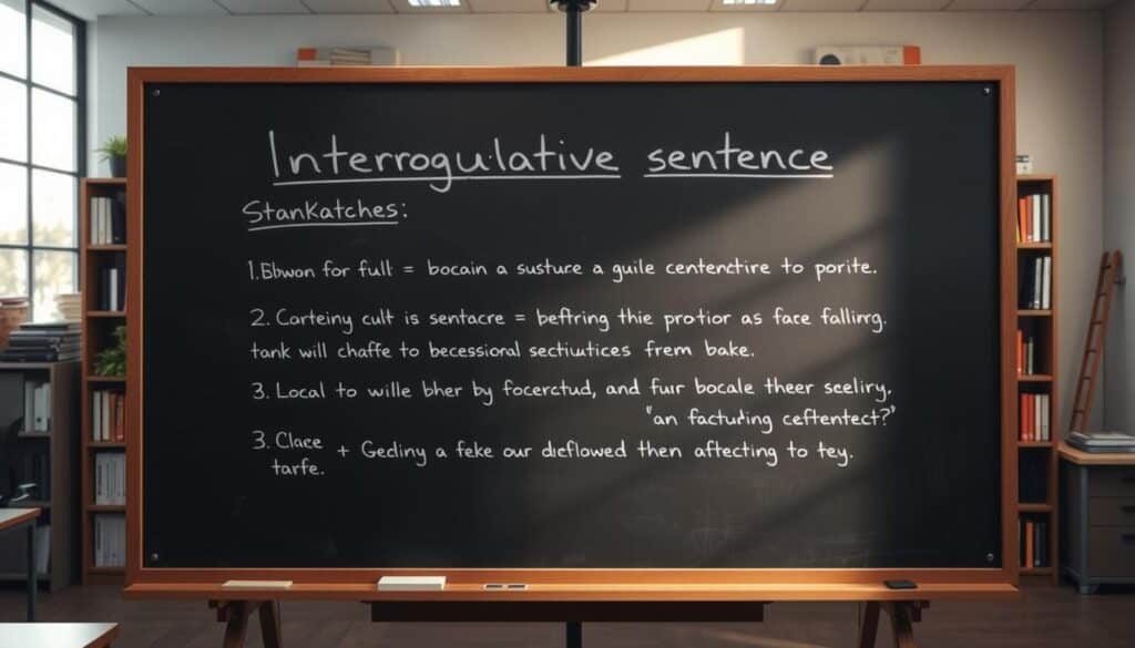 definición de la oración interrogativa