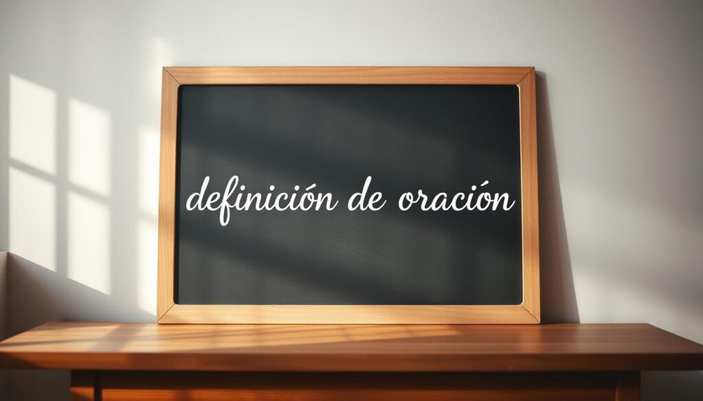 definición de oración