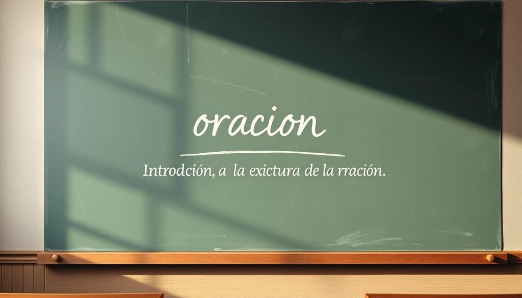 definición de oración