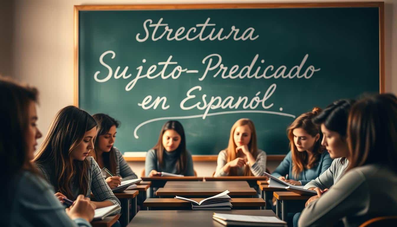 estructura sujeto-predicado en español