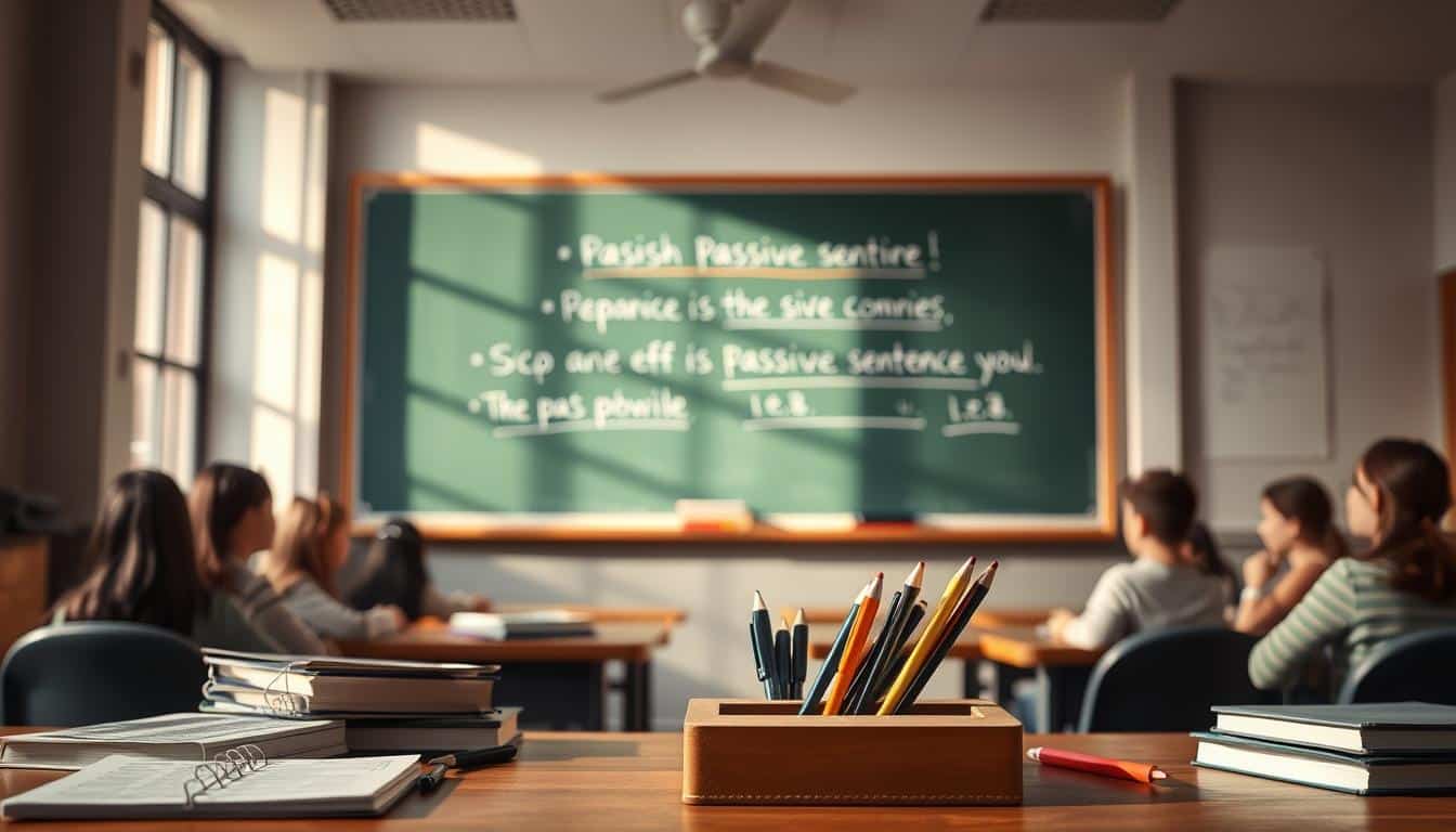 oración pasiva en gramática española